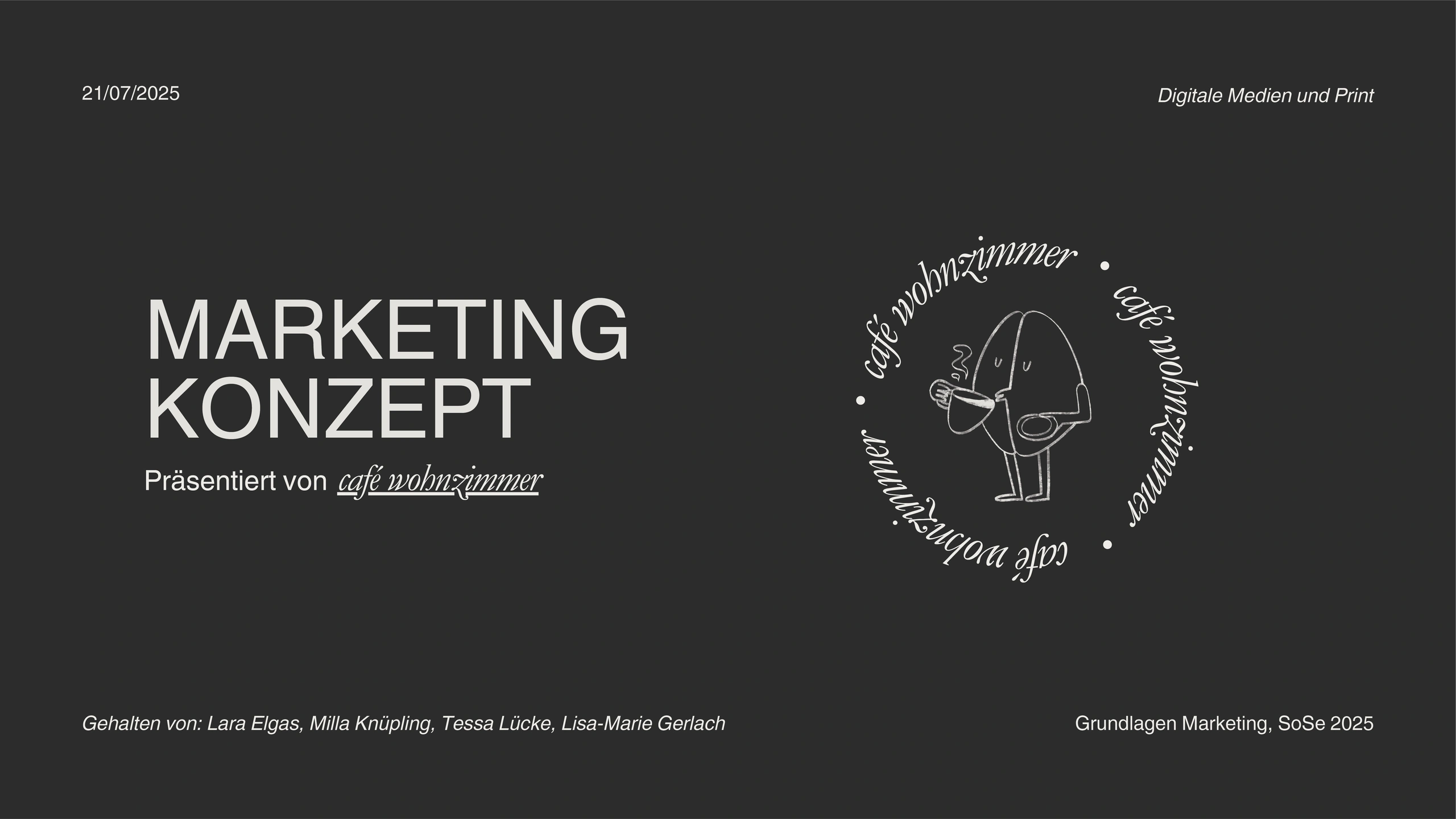 Marketingkonzept – Seite 1
